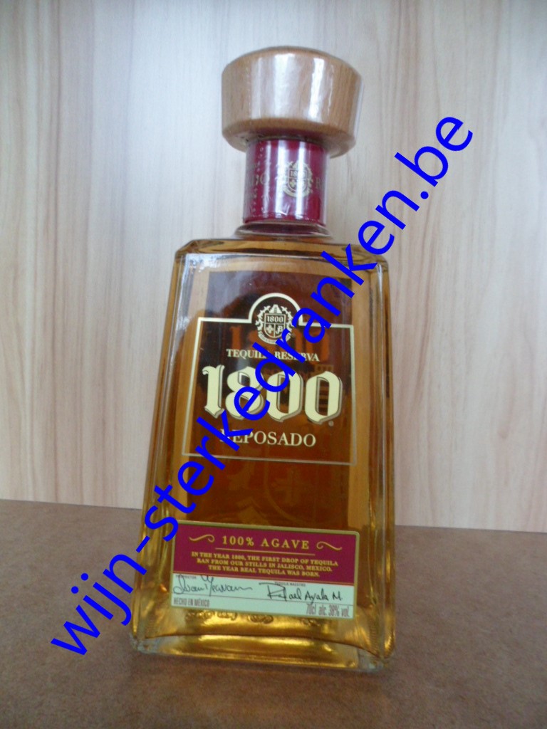 RESERVA 1800 REPOSADO/MEXICO Tequila www.wijn-sterkedranken.be