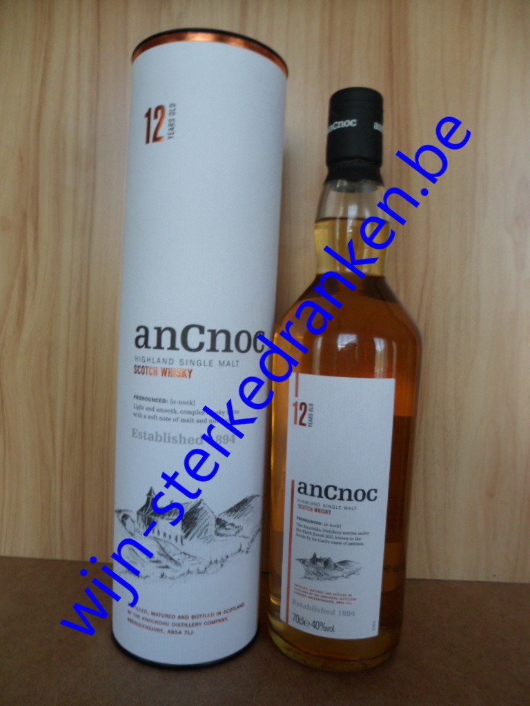 AN CNOC 12 YEARS whisky www.wijn-sterkedranken.be