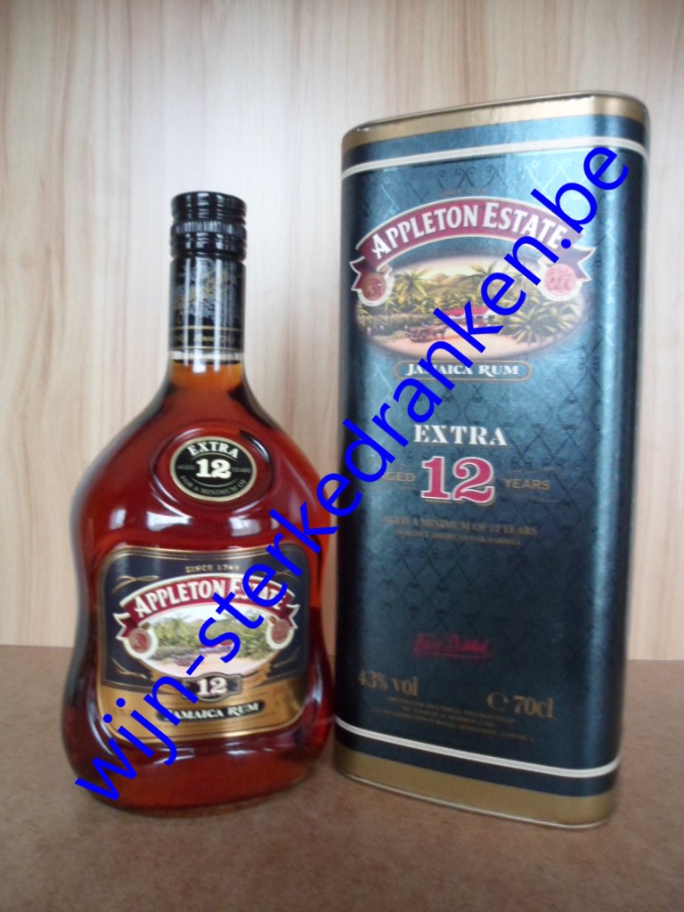 APPLETON ESTATE EXTRA 12 YEARS rum www.wijn-sterkedranken.be