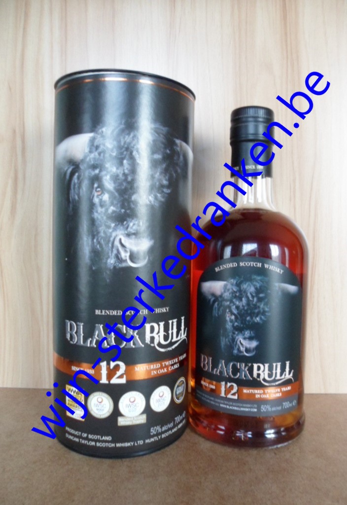 BLACK BULL 12 YEARS whisky www.wijn-sterkedranken.be