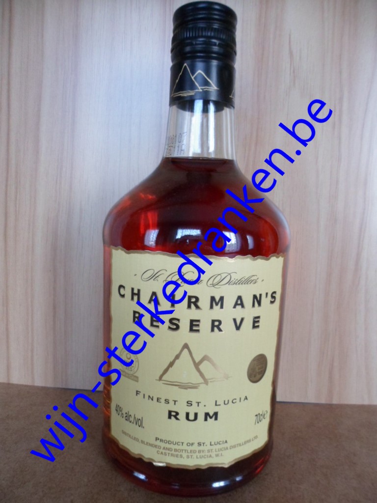 CHAIRMAN'S RESERVE Rum www.wijn-sterkedranken.be