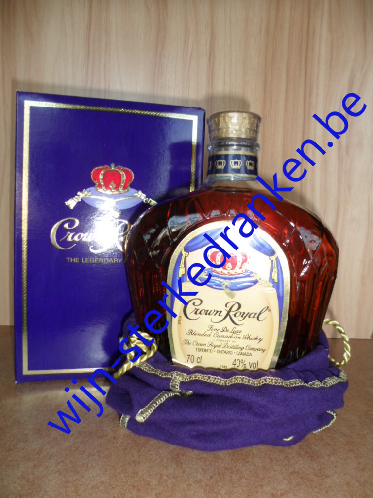 croun royal blended whisky www.wijn-sterkedranken.be