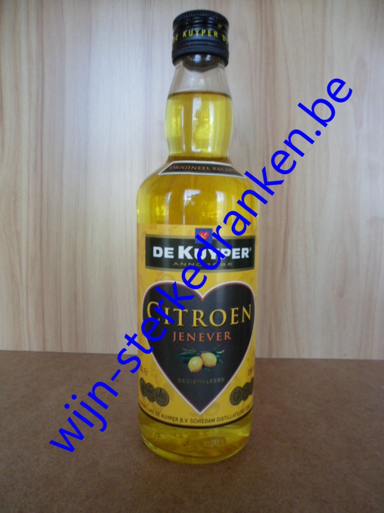 DE KUYPER CITROENJENEVER www.wijn-sterkedranken.be