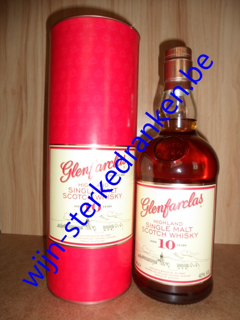 GLENFARCLAS 10 YEAR whisky www.wijn-sterkedranken.be