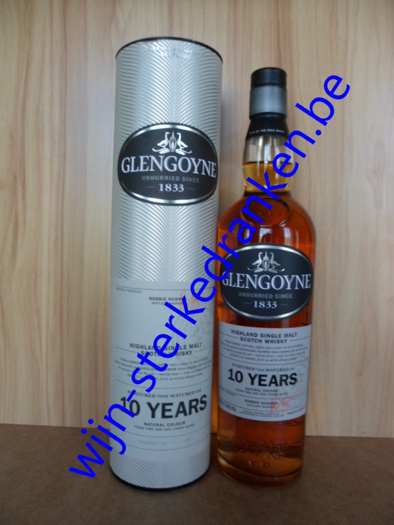 GLENGOYNE 10 YEAR whisky www.wijn-sterkedranken.be