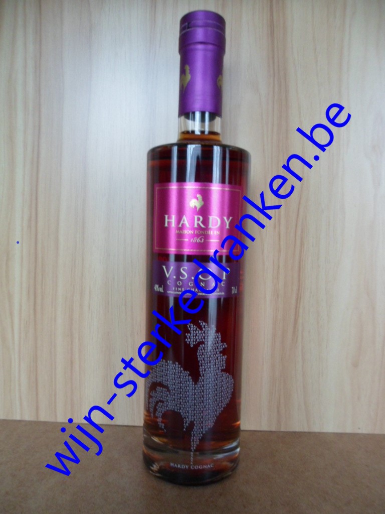 HARDY VSOP FINE CHAMPAGNE KENDO COGNAC www.wijn-sterkedranken.be