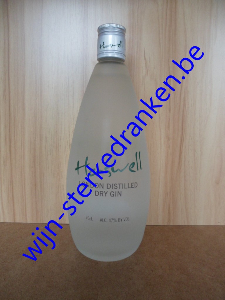 HASWELL LONDON DRY GIN www.wijn-sterkedranken.be