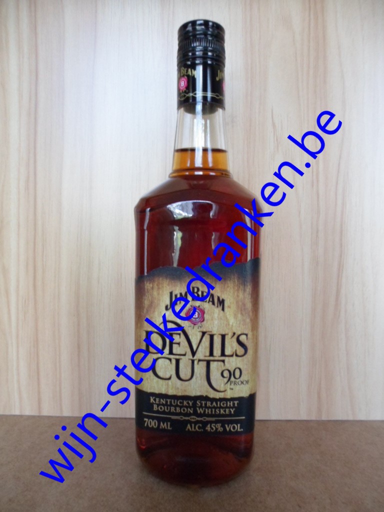 JIM BEAM DEVILS CUT bourbon www.wijn-sterkedranken.be