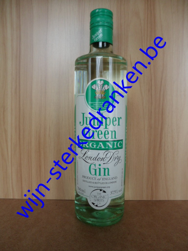 JUNIPER GREEN ORGANIC DRY gin www.wijn-sterkedranken.be