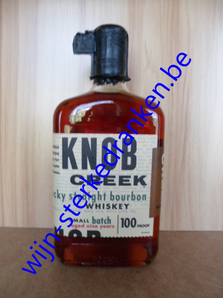 KNOB CREEK 9 YEARS bourbon www.wijn-sterkedranken.be