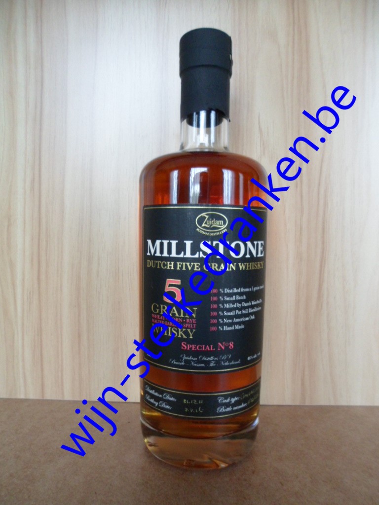 MILLSTONE 5 YEARS GRAIN WHISKY www.wijn-sterkedranken.be