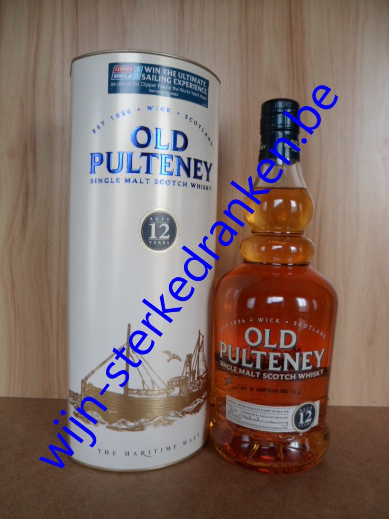 OLD PULTENEY 12 YEAR whisky www.wijn-sterkedranken.be