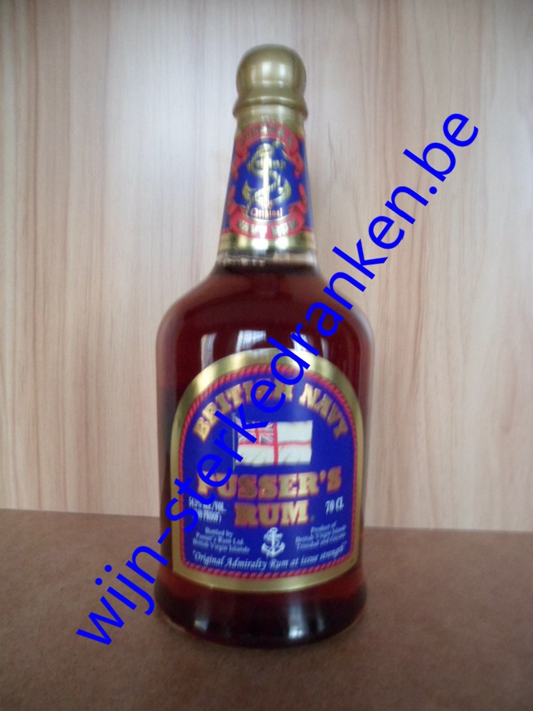 PUSSER\'S NAVY 54.5% rum www.wijn-sterkedranken.be