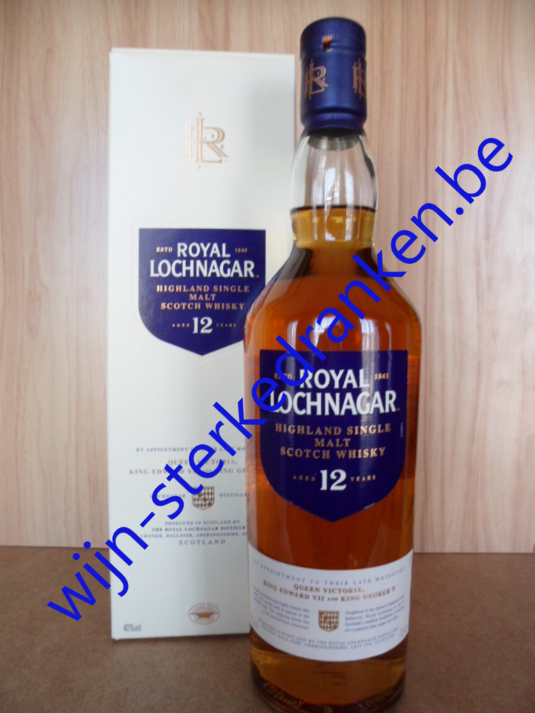 ROYAL LOCHNAGAR 12 years whisky www.wijn-sterkedranken.be