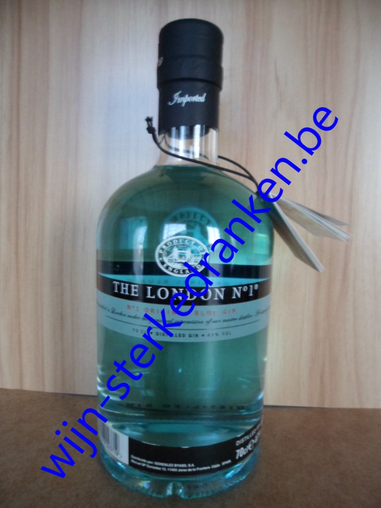 THE LONDON NÁ° 1 ORIGINAL BLUE gin www.wijn-sterkedranken.be