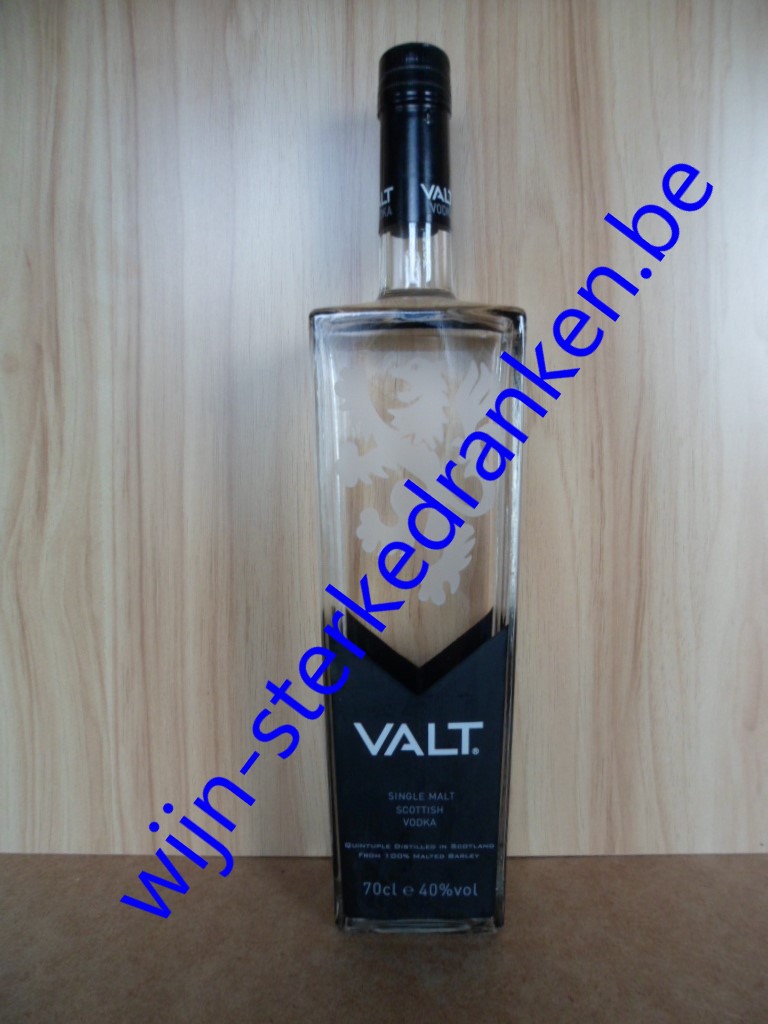 VALT SINGLE MALT VODKA www.wijn-sterkedranken.be