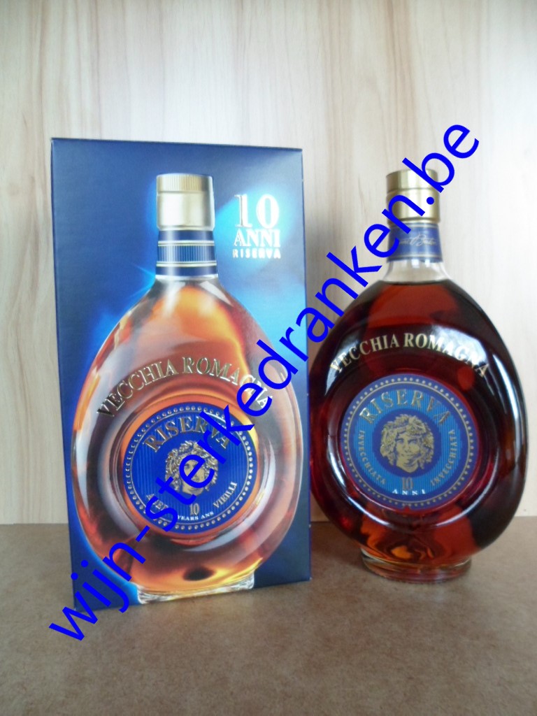 VECCHIA ROMAGNA 10 YEARS brandy www.wijn-sterkedranken.be