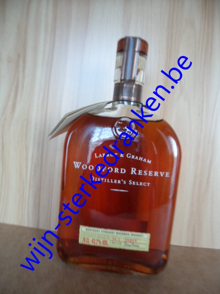 WOODFORD RESERVE bourbon www.wijn-sterkedranken.be