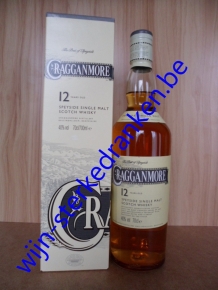 CRAGGANMORE 12 YEARS  whisky www.wijn-sterkedranken.be