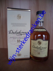 DALWHINNIE 15 YEAR whisky www.wijn-sterkedranken.be