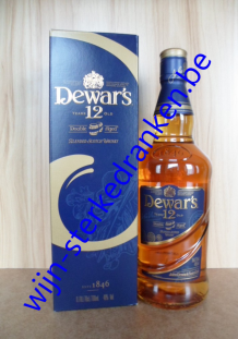 DEWAR\'S 12 YEARS whisky  www.wijn-sterkedranken.be