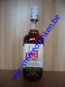 JIM BEAM RED STAG BLACK CHERRY www.wijn-sterkedranken.be