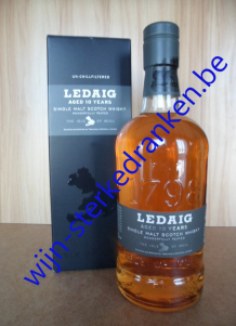 LEDAIG 10 years whisky www.wijn-sterkedranken.be