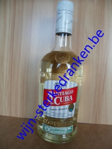 RON SANTIAGO DE CUBA CARTA BLANCA Rum www.wijn-sterkedranken.be