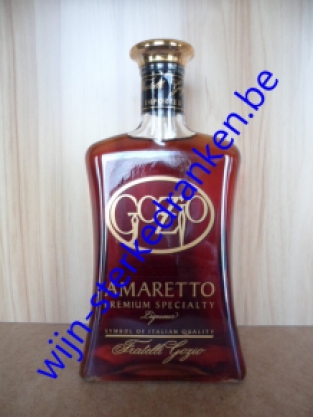 AMARETTO GOZIO www.wijn-sterkedranken.be