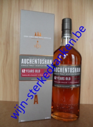 AUCHENTOSHAN 12 YEARS whisky www.wijn-sterkedranken.be