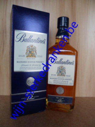 BALLANTINE\'S BLENDED 12 YEAR whisky  www.wijn-sterkedranken.be