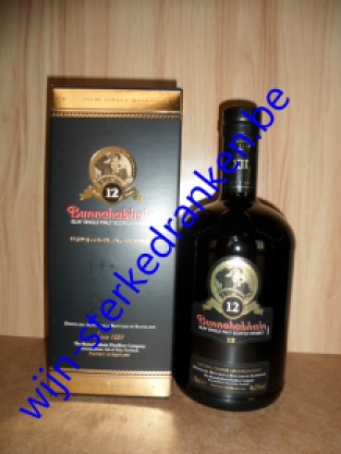 BUNNAHABHAIN 12 YEAR whisky www.wijn-sterkedranken.be