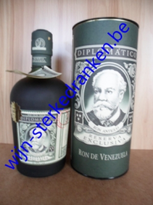 DIPLOMATICO RESERVA EXCLUSIVA 12 YEAR rum www.wijn-sterkedranken.be