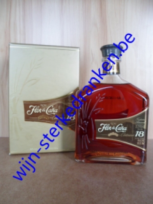 FLOR DE CANA 18 YEARS RUM www.wijn-sterkedranken.be