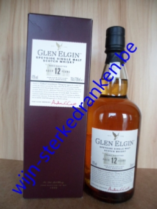 GLEN ELGIN 12 YEAR HIDDEN MALT whisky www.wijn-sterkedranken.be