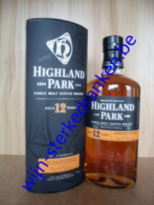 HIGHLAND PARK 12 YEARS whisky www.wijn-sterkedranken.be