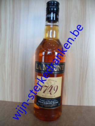 LA MAUNY 1749 ABREE rum www.wijn-sterkedranken.be