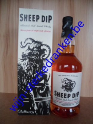 SHEEP DIP THE ORIGINAL OLDBURY whisky www.wijn-sterkedranken.be