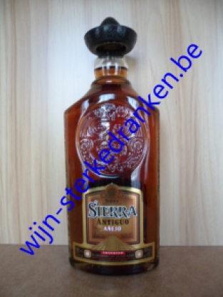 SIERRA ANTIGUO ANEJO TEQUILA www.wijn-sterkedranken.be